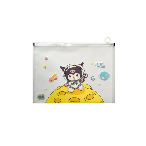 [6942520000907] پوشه شفاف فانتزی آ4 کرومی فضانورد